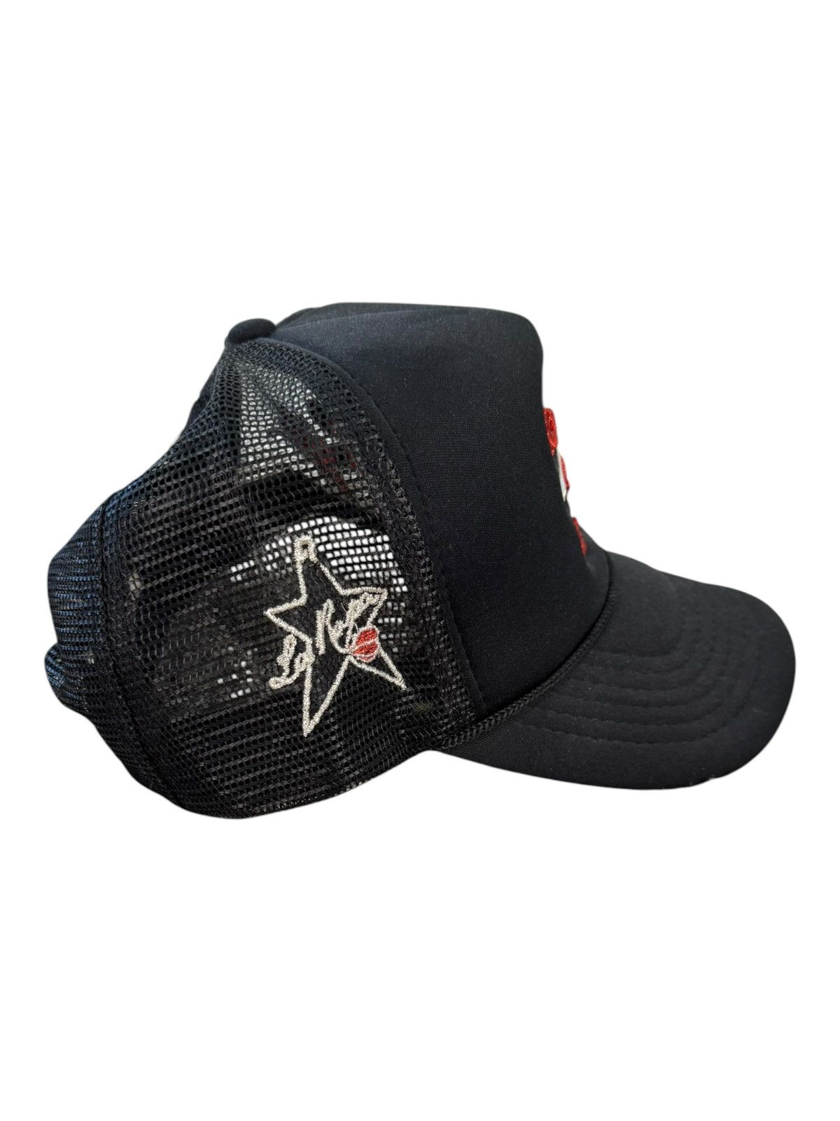 LaRopa la ropa “kiss” black/red trucker hat Size ONE SIZE - 4 Thumbnail