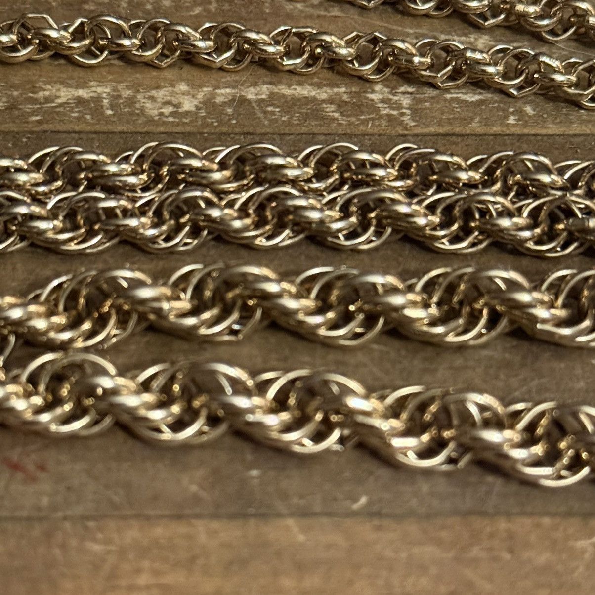 Vintage Vintage gold tone twisted rope chain necklace Size ONE SIZE - 3 Thumbnail