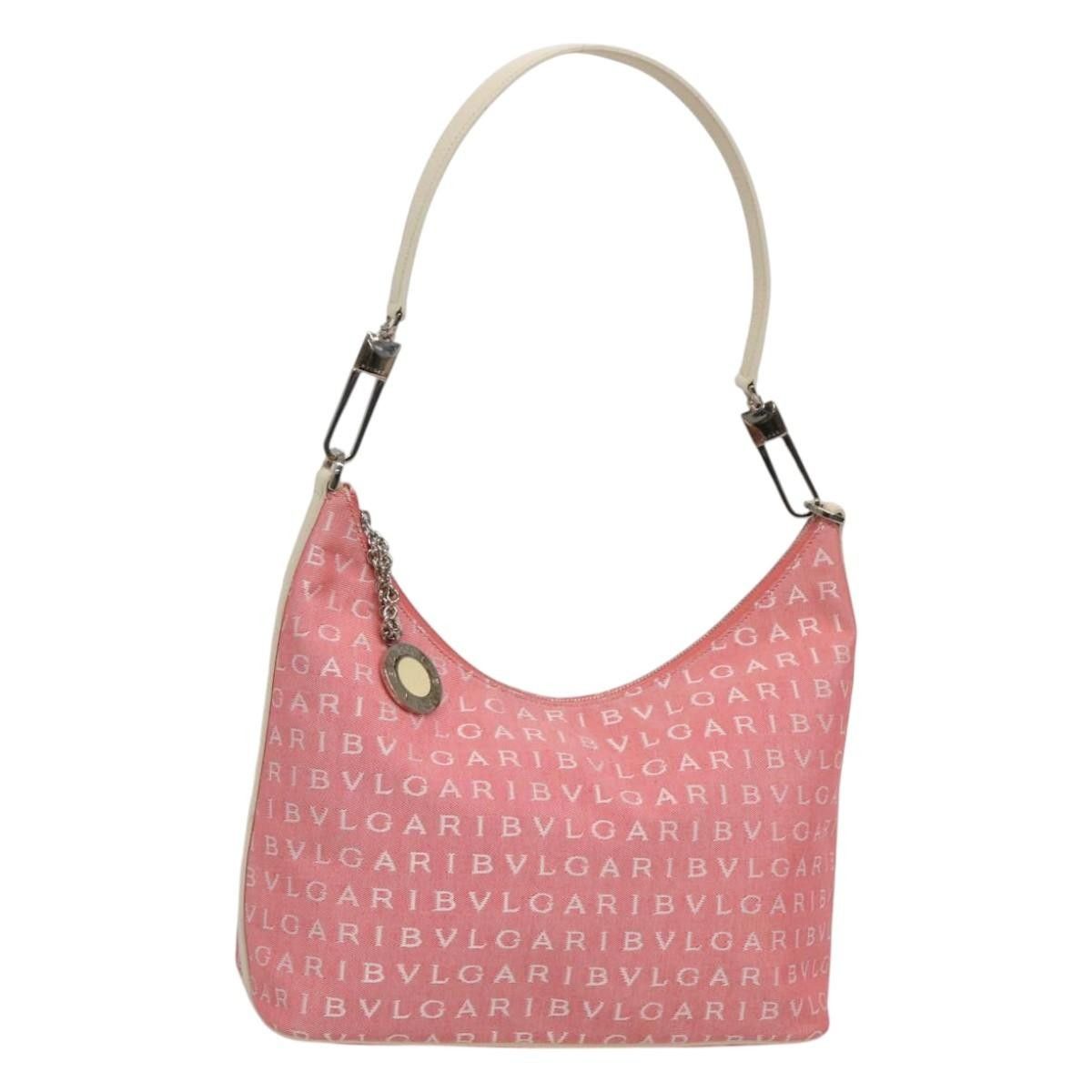 Bvlgari Bvlgari B.Zero1 Logomania Bag Canvas with Leather Size ONE SIZE - 1 Thumbnail