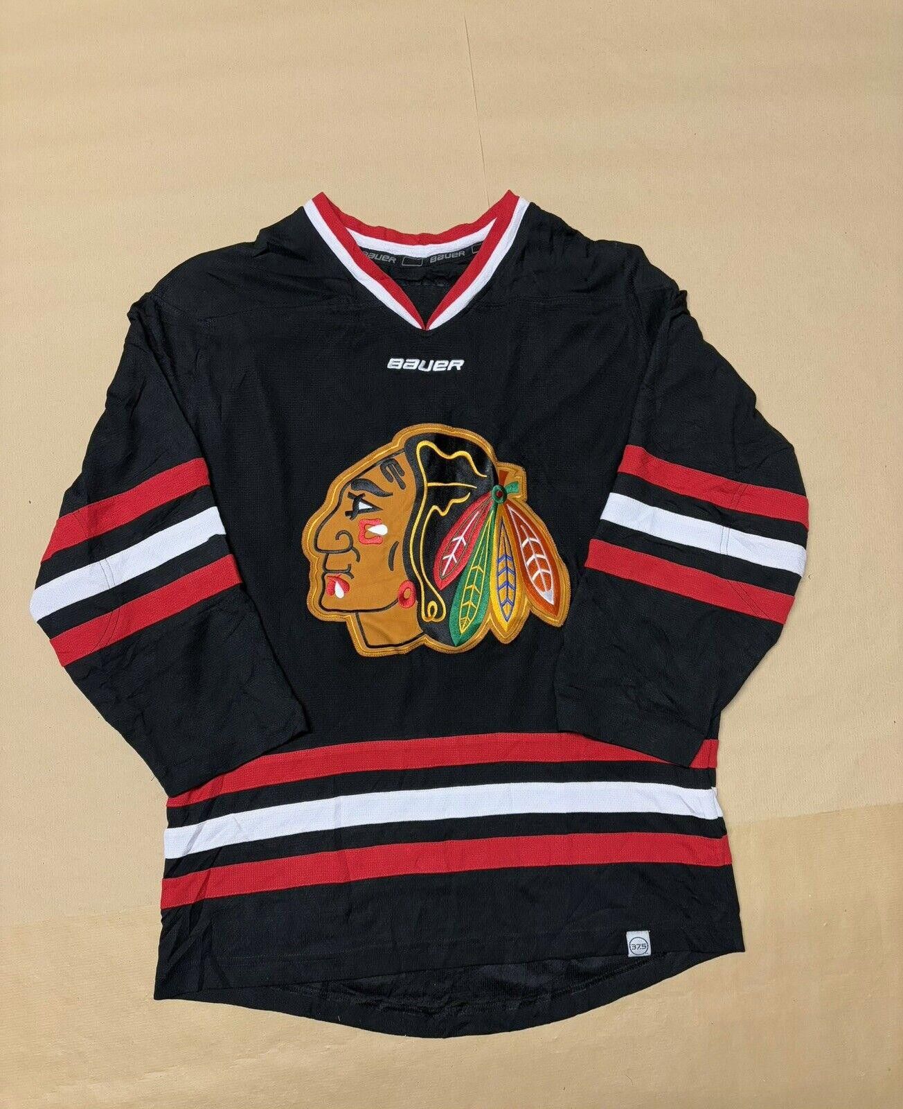 Starter VINTAGE RARE Bauer CHICAGO BLACKHAWKS HOCKEY JERSEY #02 YL Size ONE SIZE - 1 Thumbnail