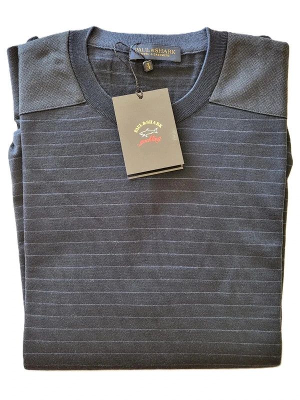 Paul & Shark RRP1000€ PAUL&SHARK sz L Sweater New Virgin Wool Knitted Size US L / EU 52-54 / 3 - 2 Thumbnail