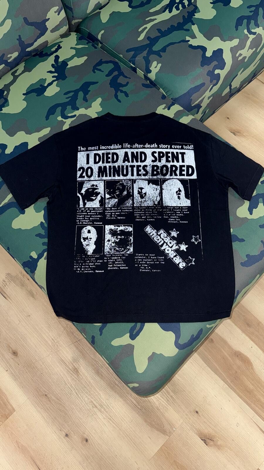 Other Boredom Kills Black Purpose Tee Size US XL / EU 56 / 4 - 2 Thumbnail