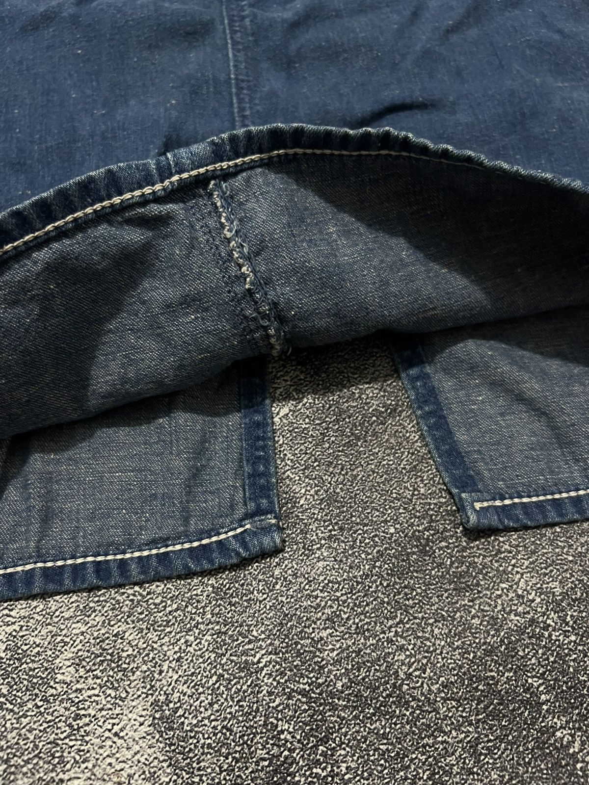 Orslow Orslow Denim Midi Skirt Buckle Back Size 29" - 12 Thumbnail