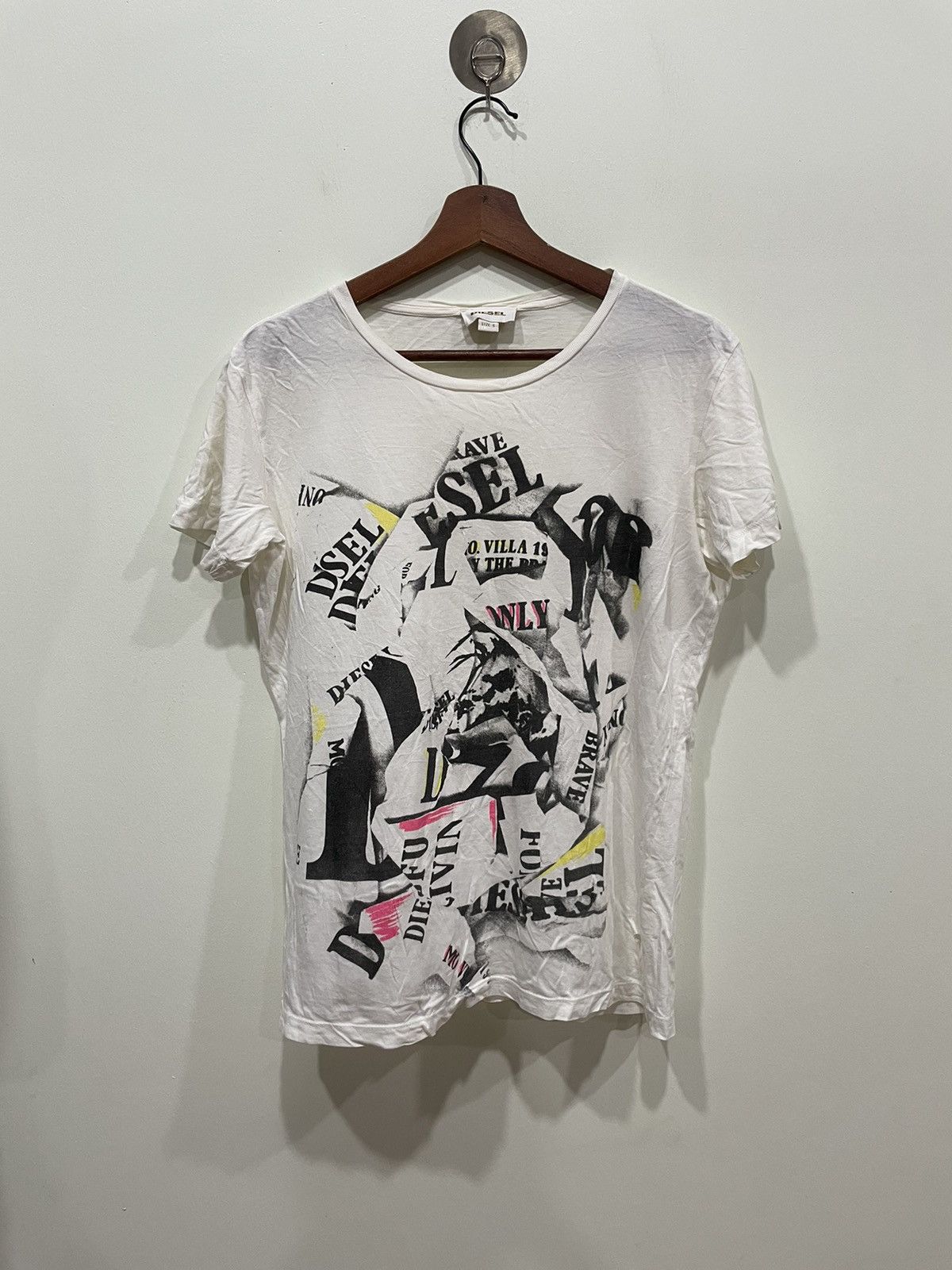 Diesel × Vintage Diesel Tshirt Size US S / EU 44-46 / 1 - 1 Thumbnail