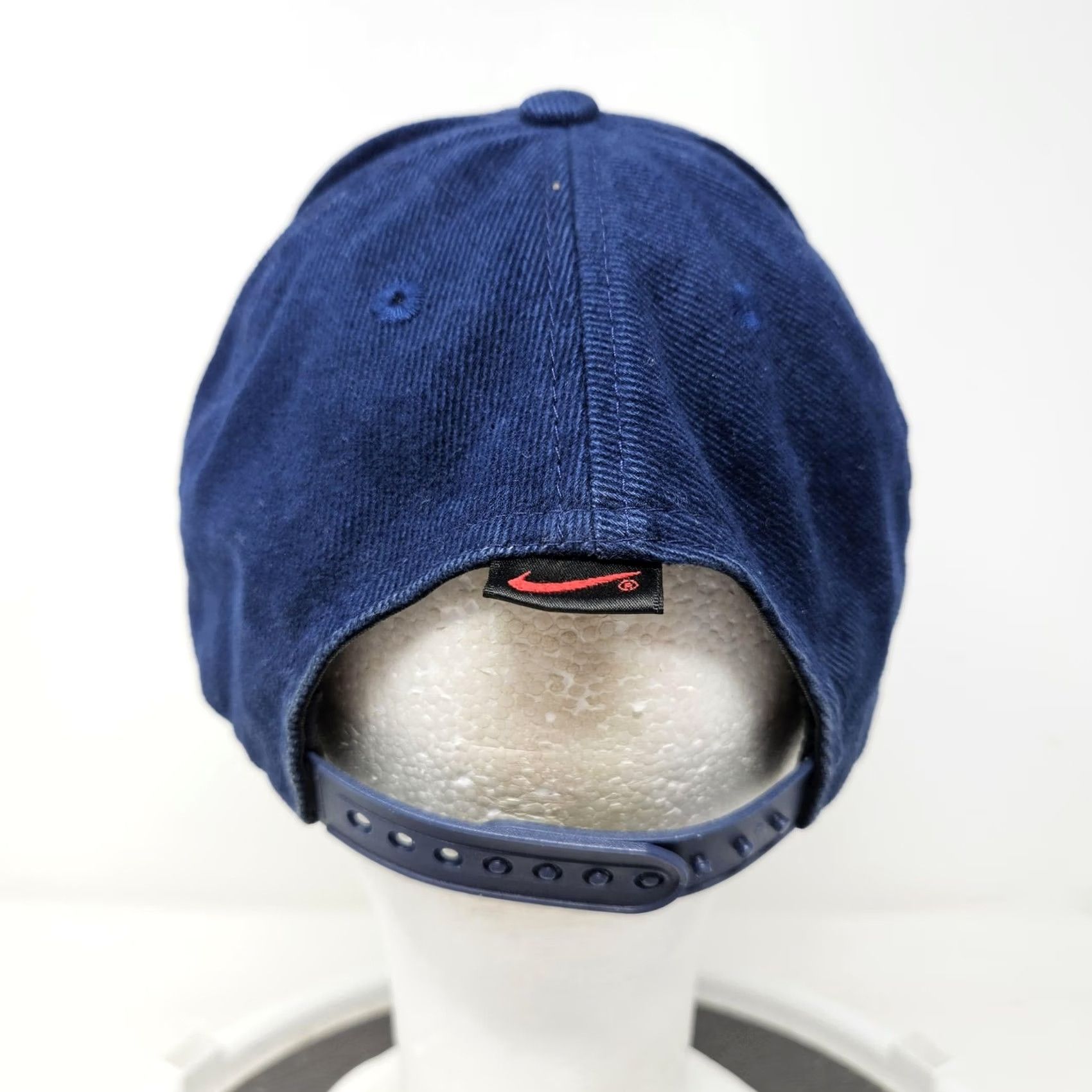 Nike VINTAGE Nike Hat Snapback Baseball Cap One Size Blue Swoosh Embroidered 90s Y2K Mens Size ONE SIZE - 4 Thumbnail