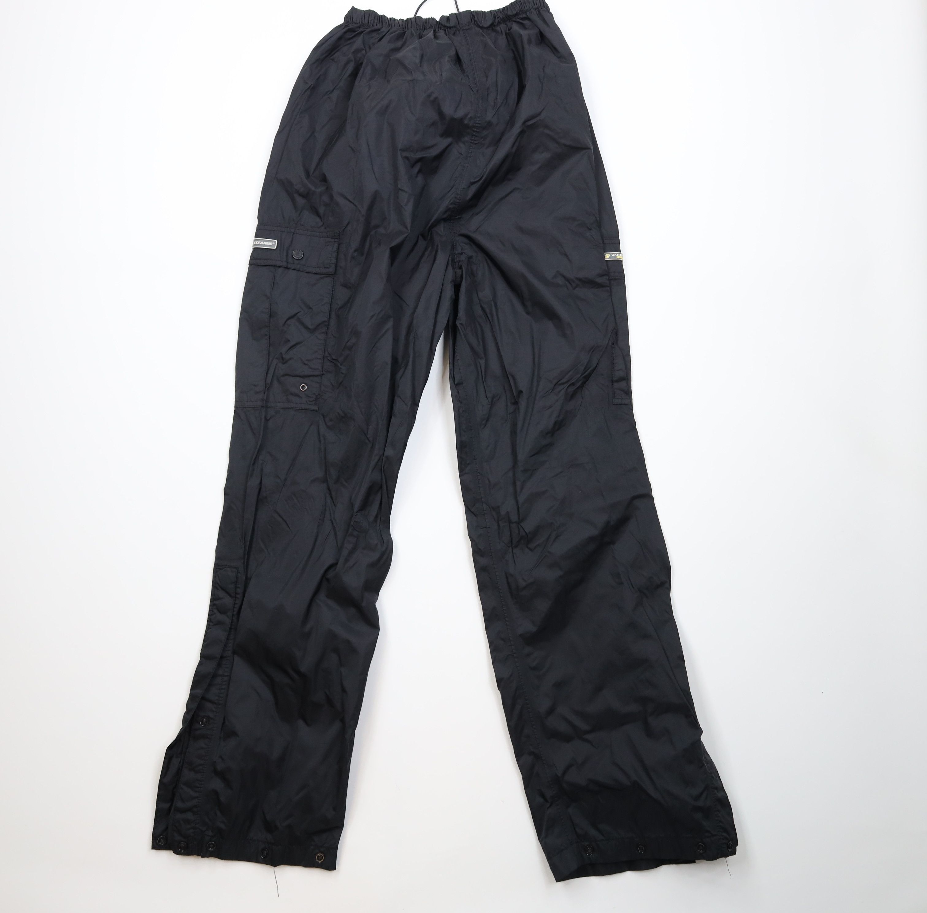 Vintage Vintage 90s Streetwear Wide Leg Waterproof Rain Cargo Pants Size US 34 / EU 50 - 9 Thumbnail