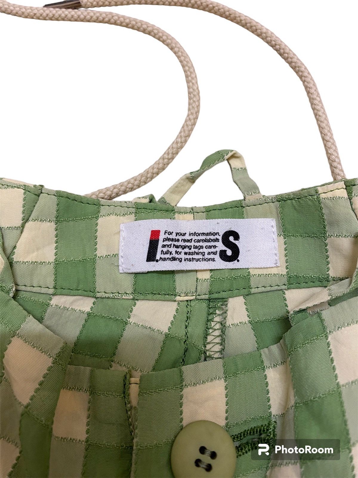 Issey Miyake Vtg issey miyake IS gingham balloon cargo pants Size US 26 / EU 42 - 13 Thumbnail