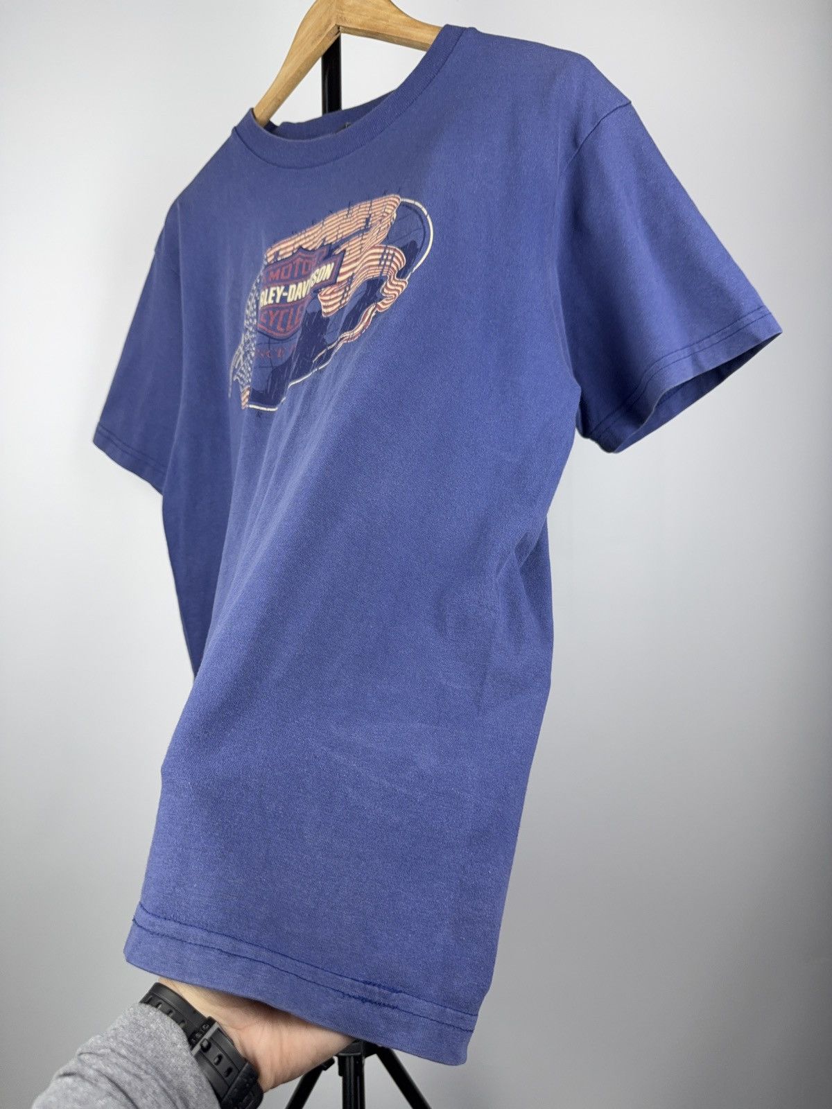 Harley Davidson × Vintage Vintage 2001 Harley Davidson Florida USA print y2k T shirt Size US L / EU 52-54 / 3 - 3 Thumbnail