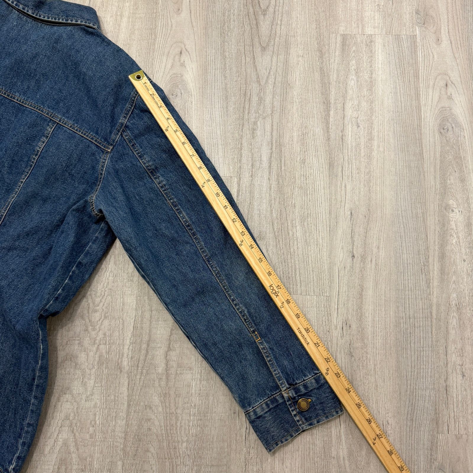 Vintage Vintage Westport Denim Chore Coat Women's 18/20 Blue Barn Size 3XL / US 20-22 - 8 Thumbnail