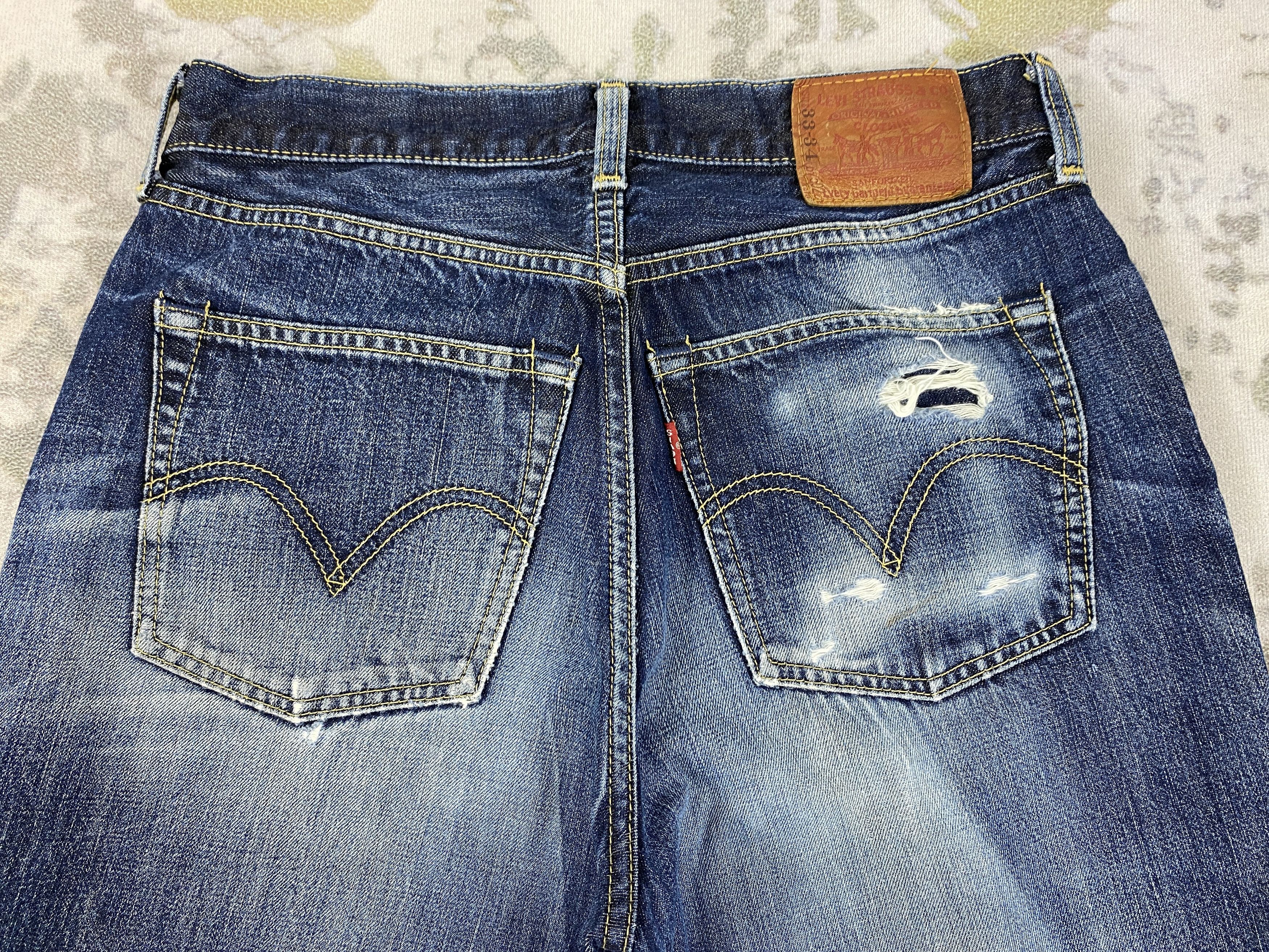 Levi's Distressed Blue Vintage Levi's 502 Jeans 31x28 Denim- JN3622 Size US 31 - 4 Thumbnail