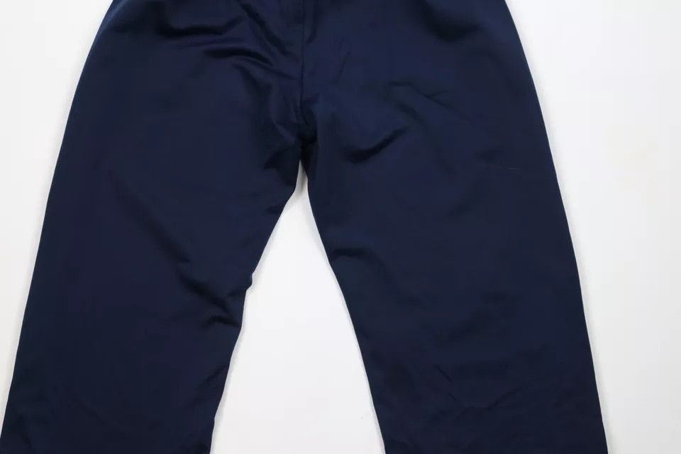 Nike × Vintage Vintage Nike Scott Mini Swoosh Wide Leg Tearaway Pants Blue Size US 34 / EU 50 - 10 Thumbnail