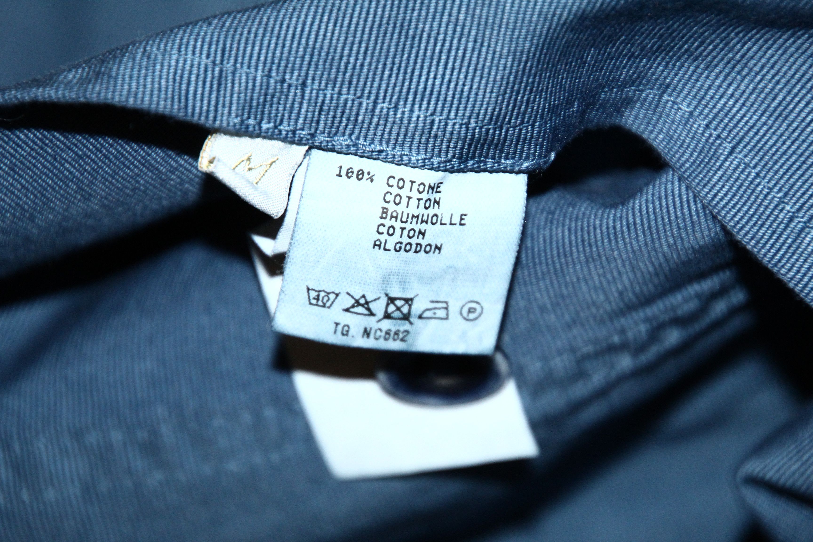 Japanese Brand DEADSTOCK💥CAPRI OSAKA-TC Indigo Dyed Chore Jacket Size US M / EU 48-50 / 2 - 6 Thumbnail