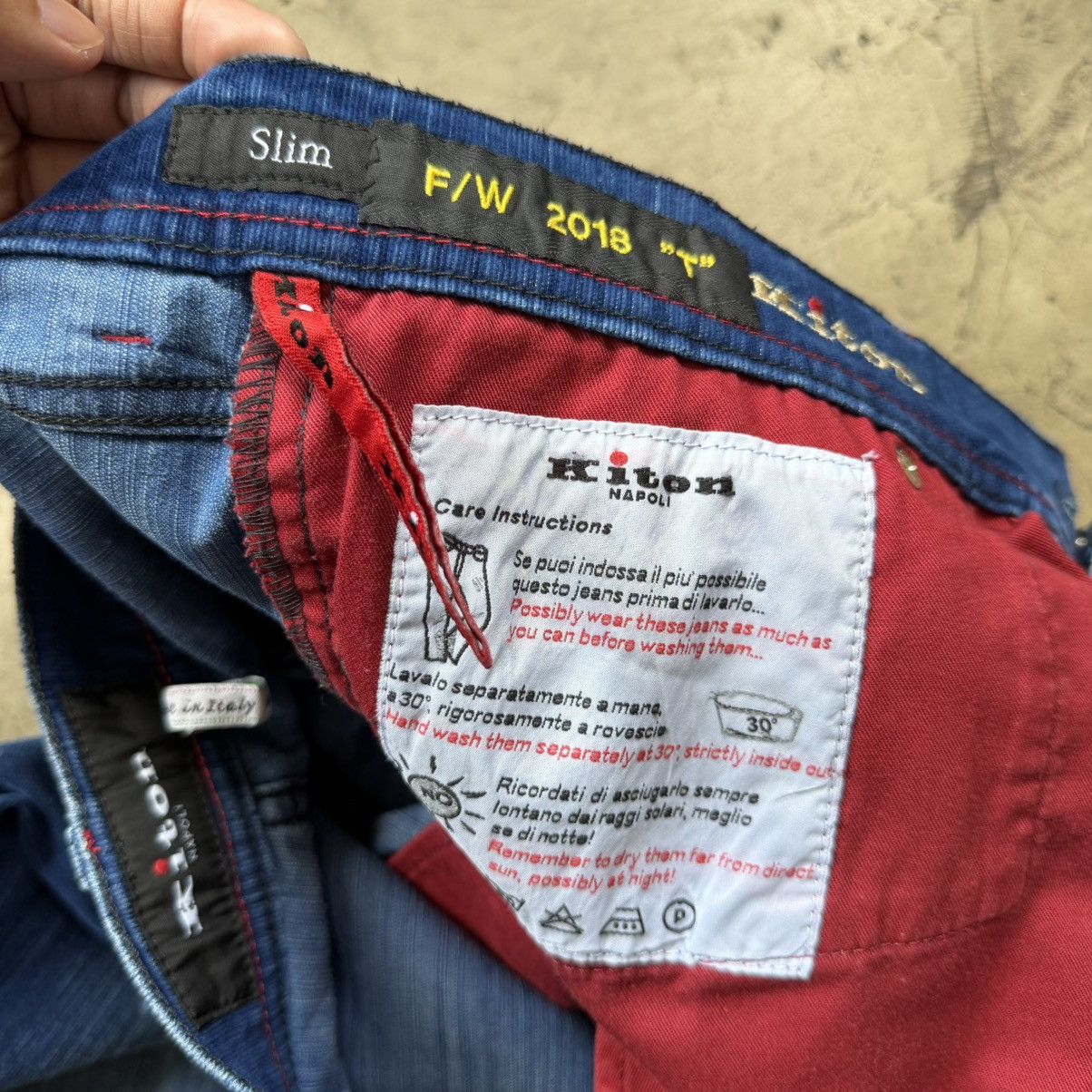 Kiton Kiton Napoli - Corduroy Trouser Pants Size US 32 / EU 48 - 10 Thumbnail