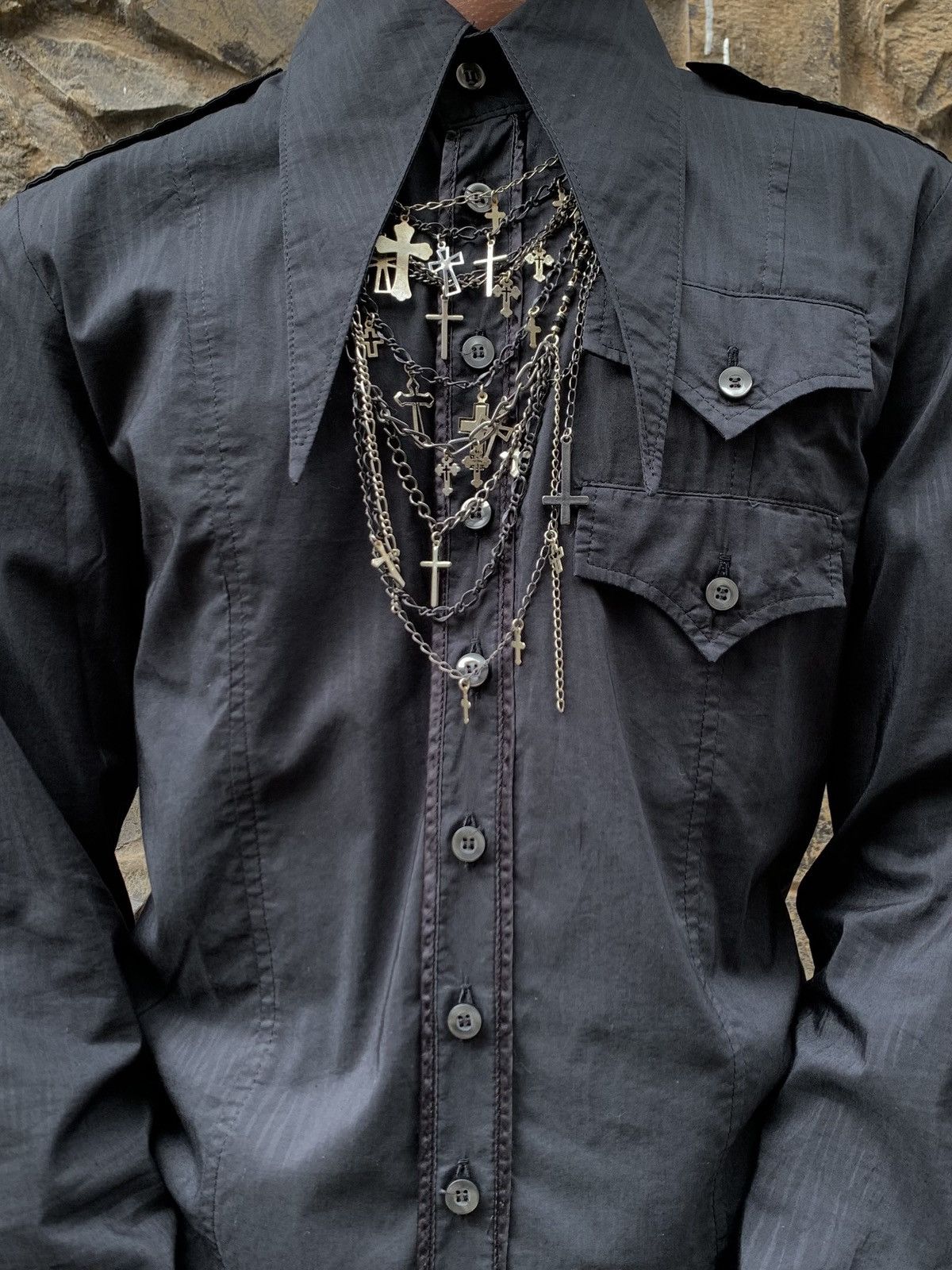Pre-owned If Six Was Nine X Le Grande Bleu L G B Gunda X 5th Junk Heaven Necklace