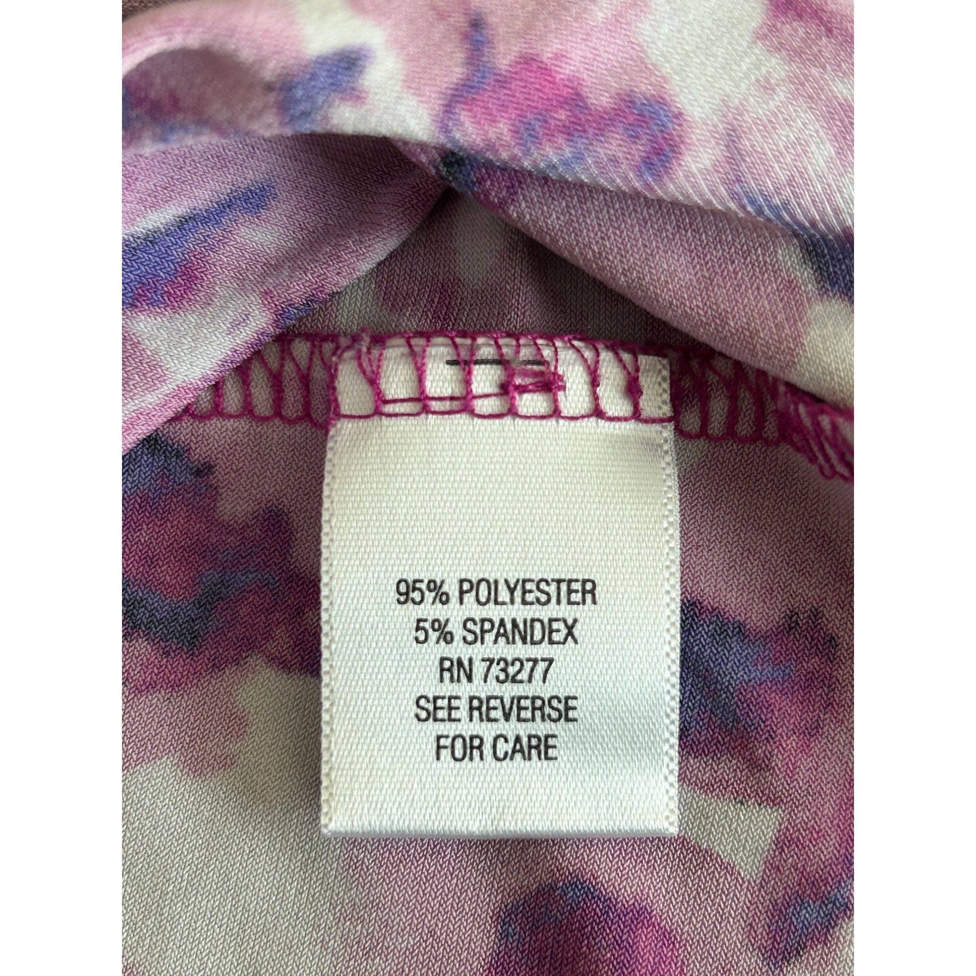 Other Dana Buchanan Women's Sleeveless Pink & Purple Stretch Shir Size L / US 10 / IT 46 - 7 Thumbnail