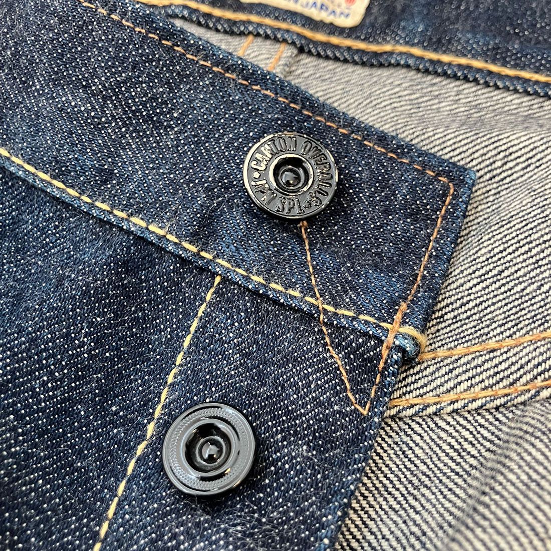Japanese Brand CANTON OVERALLS 1963-106 W34 x L31 1966-type Tapered Size US 34 / EU 50 - 8 Thumbnail