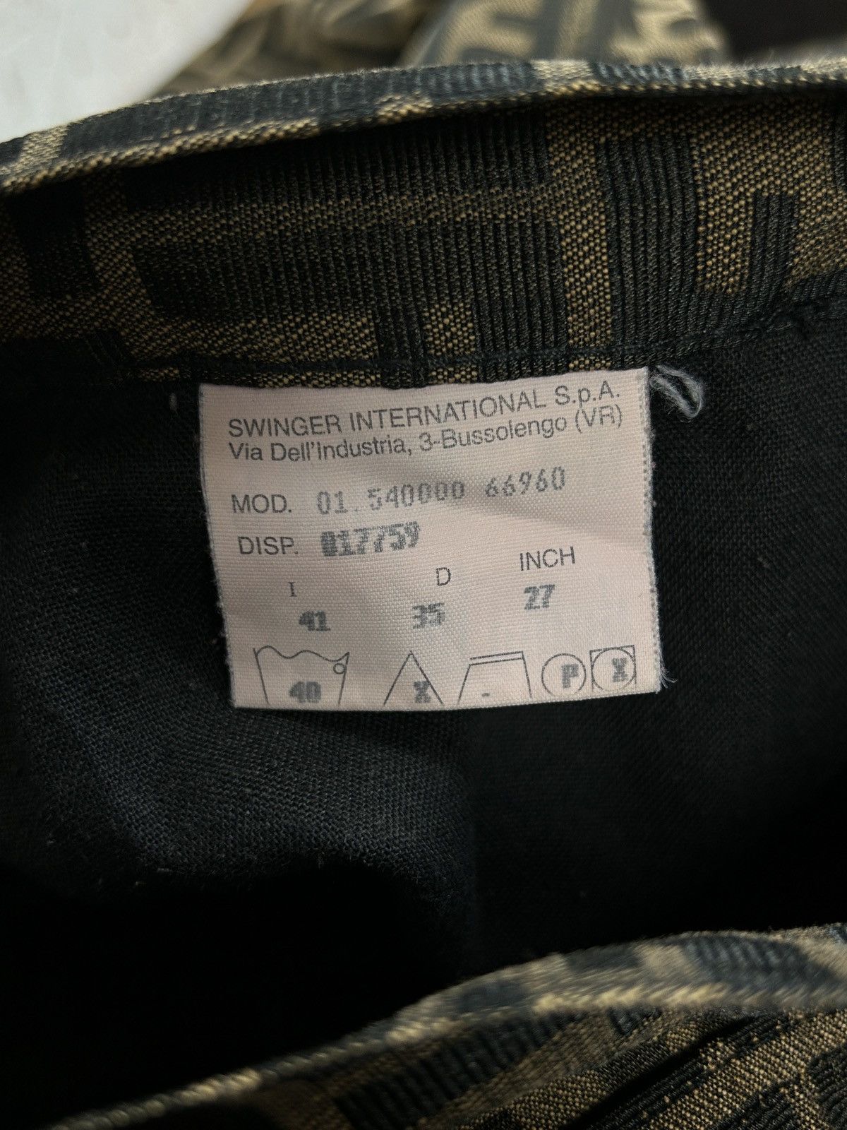 Fendi Vintage Fendi Zucca FF Monogram All Over Print Jeans 27” Size 27" / US 4 / IT 40 - 10 Thumbnail
