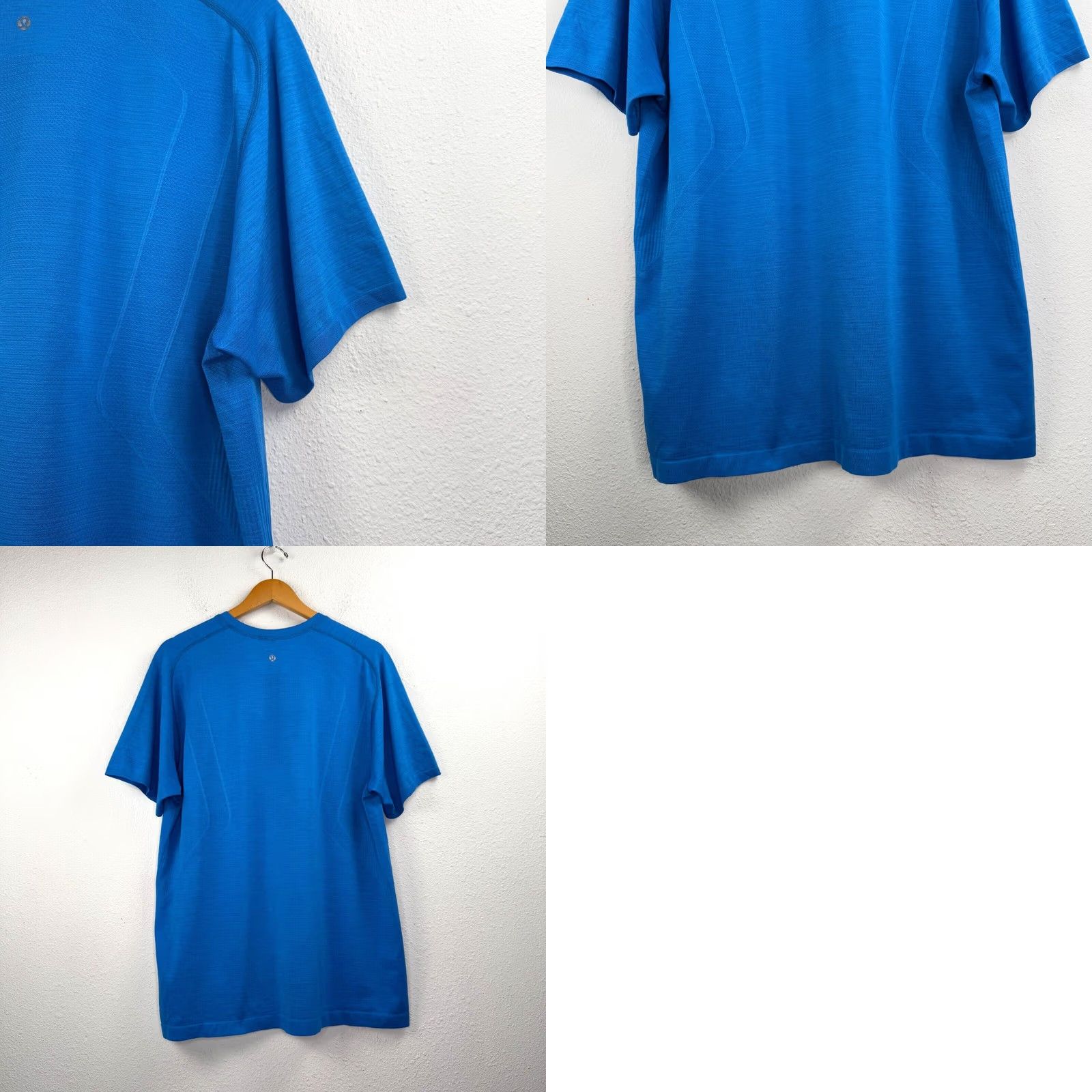 Lululemon Lululemon Shirt Men’s 2XL Blue Short Sleeve Regular Solid Logo Breathable Stretch Athletic Gym Jogging Weights Lululemon Stretch Your Head Size US XXL / EU 58 / 5 - 9 Thumbnail