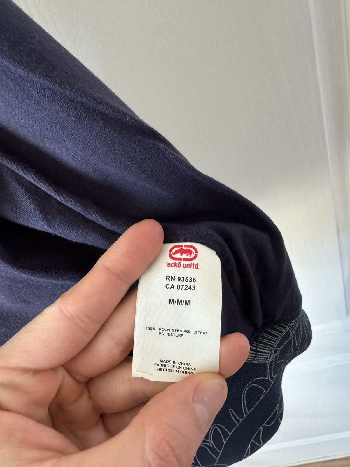 Ecko Unltd. Ecko Unltd Logogram Strip Graphic Nylon Jacket Embroidered Size US M / EU 48-50 / 2 - 8 Thumbnail