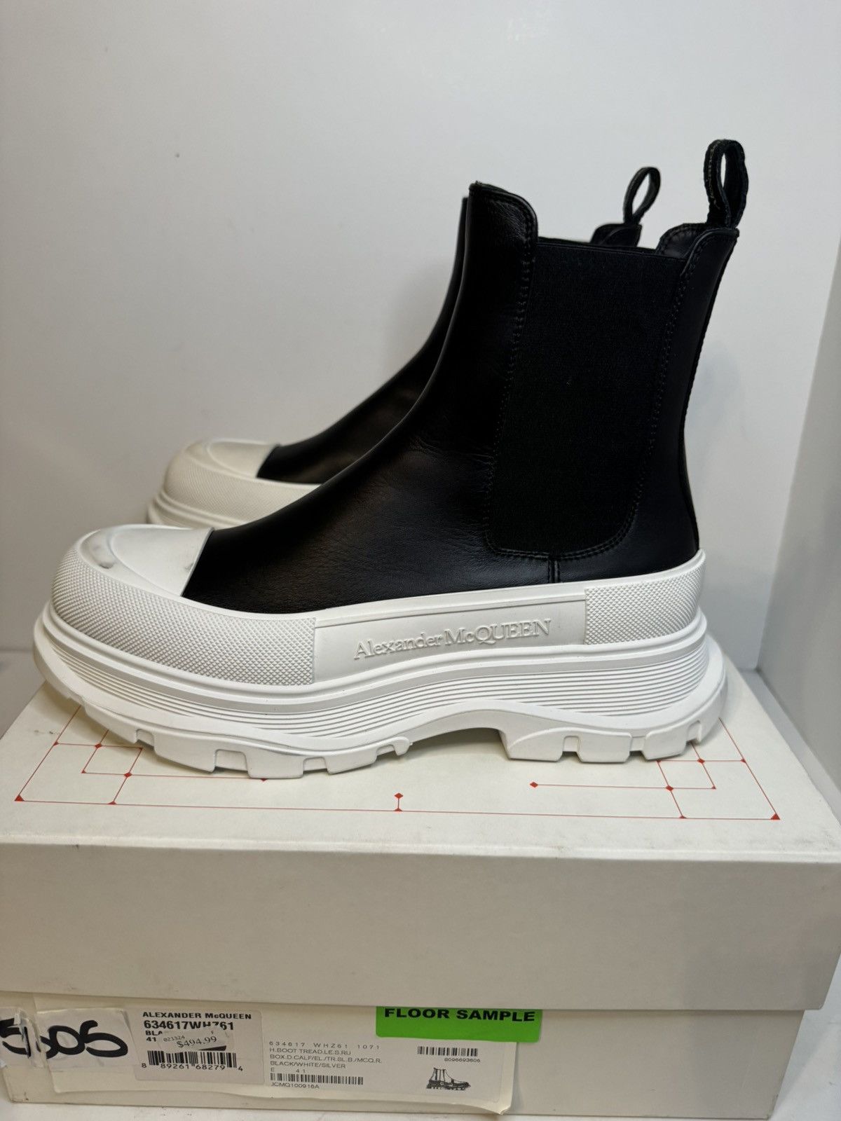 Alexander McQueen Alexander McQueen Men's Tread Slick Boots, Size US 8 / EU 41 - 3 Thumbnail