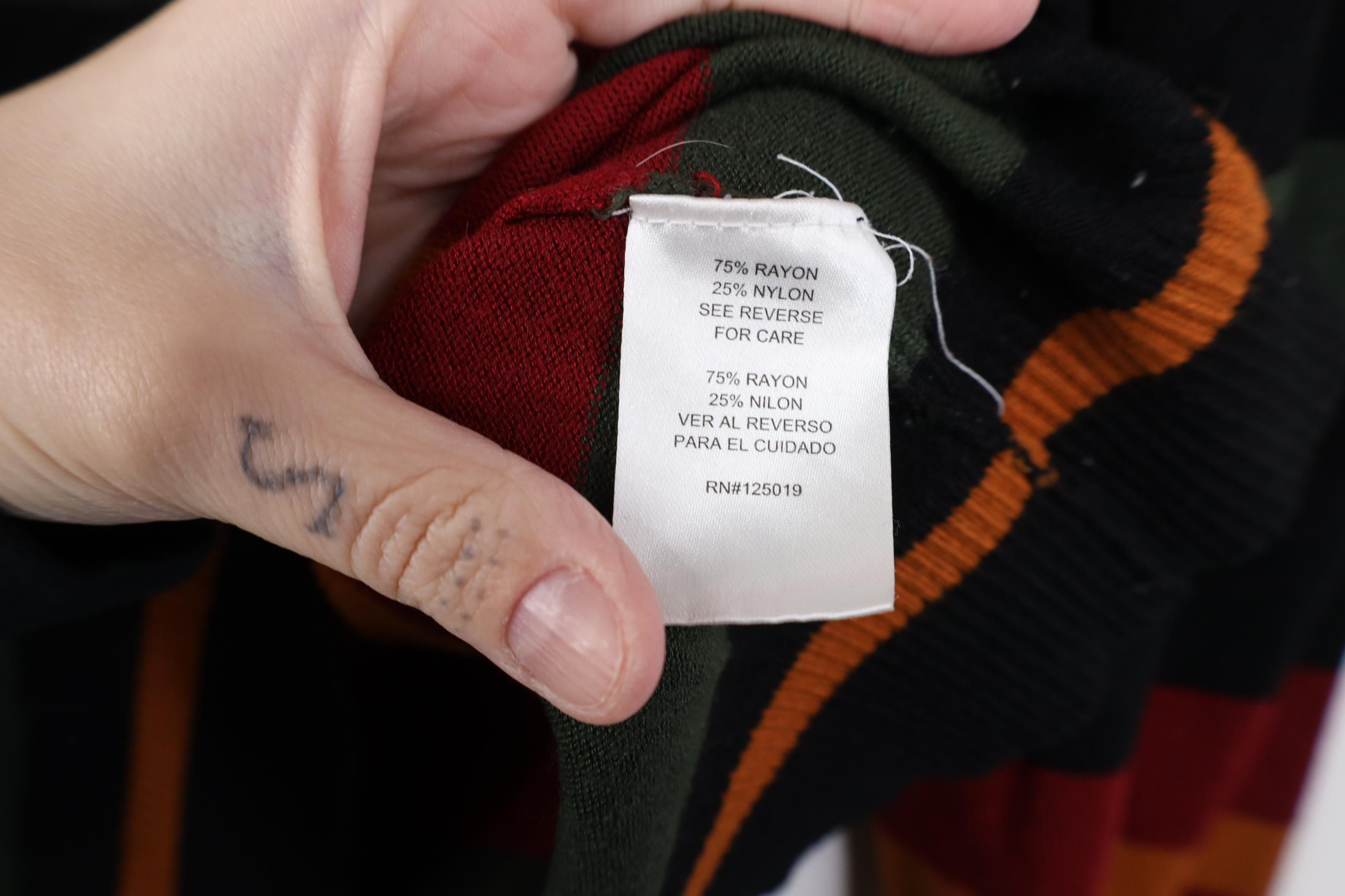 Vintage Vintage 90s Joey Potter Dawsons Creed Turtleneck Sweater Size XL / US 12-14 / IT 48-50 - 7 Thumbnail