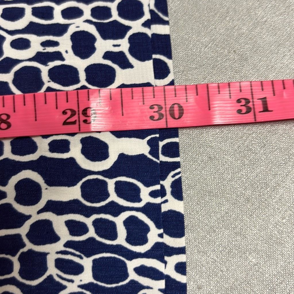 Other Investments Womens Medium Blue White Chain Nautical Print Pu Size 28" / US 6 / IT 42 - 9 Thumbnail