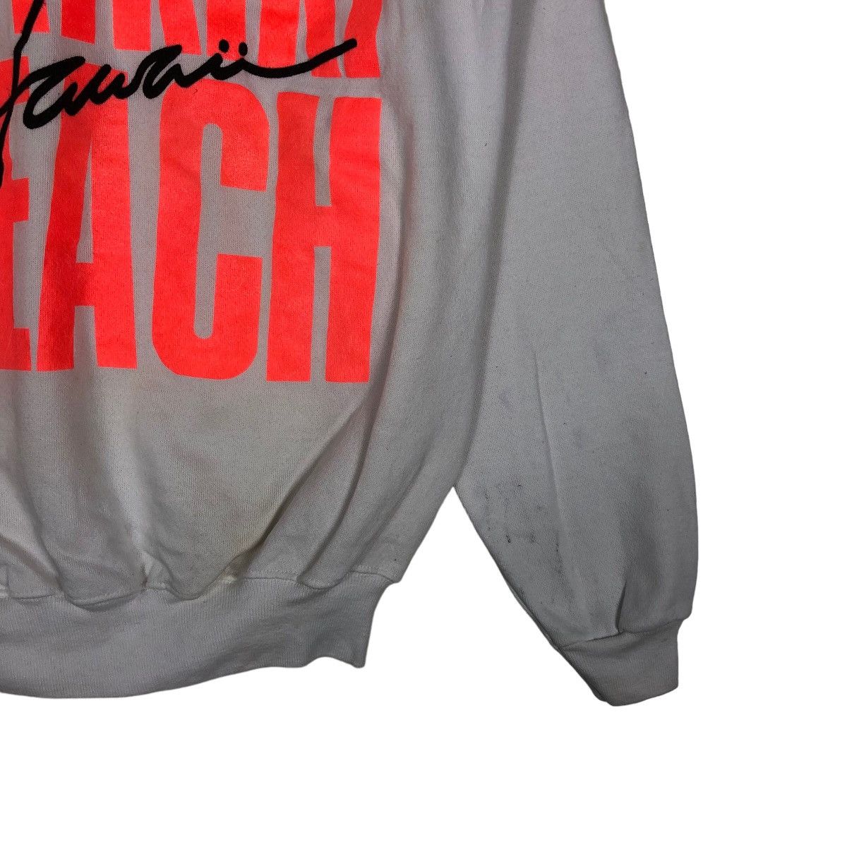 Japanese Brand 🔥90’s Vintage Sweatshirt USA Hanes Hawaii Waikiki Beach Size US L / EU 52-54 / 3 - 5 Thumbnail