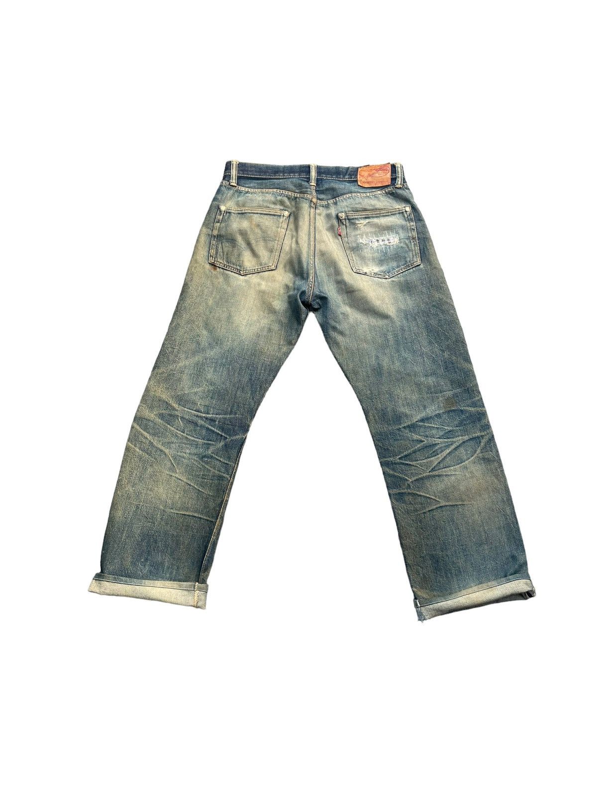 Japanese Brand × Vintage Vintage Gleem Selvedge Distresed Denim Size US 34 / EU 50 - 10 Thumbnail