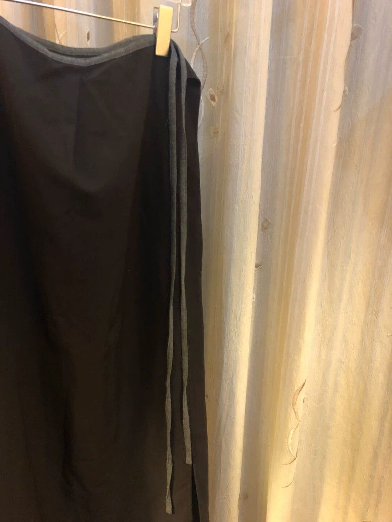 Yohji Yamamoto Yohji Yamamoto size 3 Early Wool Wrap Skirt 2503-Nextarrow Size 24" / US 00 / IT 34 - 3 Thumbnail