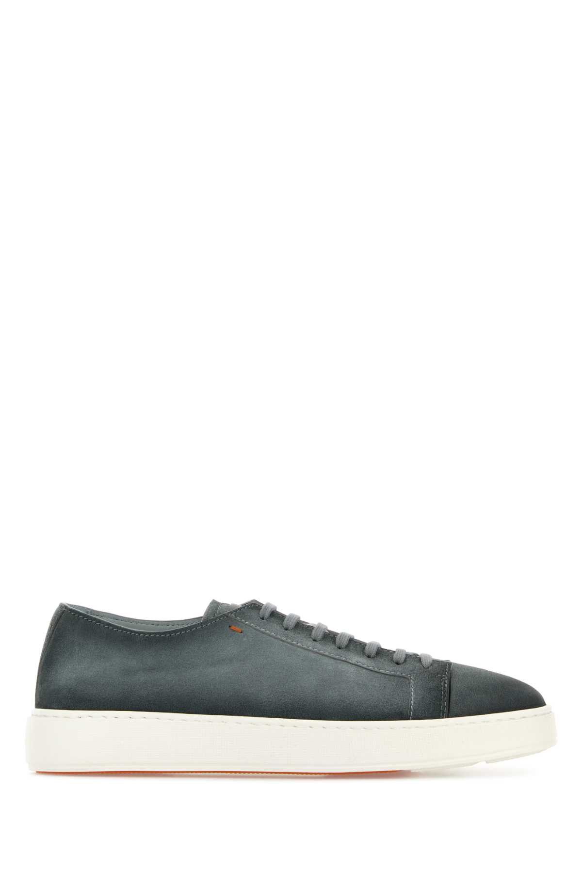 Santoni Graphite Suede Damps Sneakers Size US 8 / EU 41 - 1 Thumbnail
