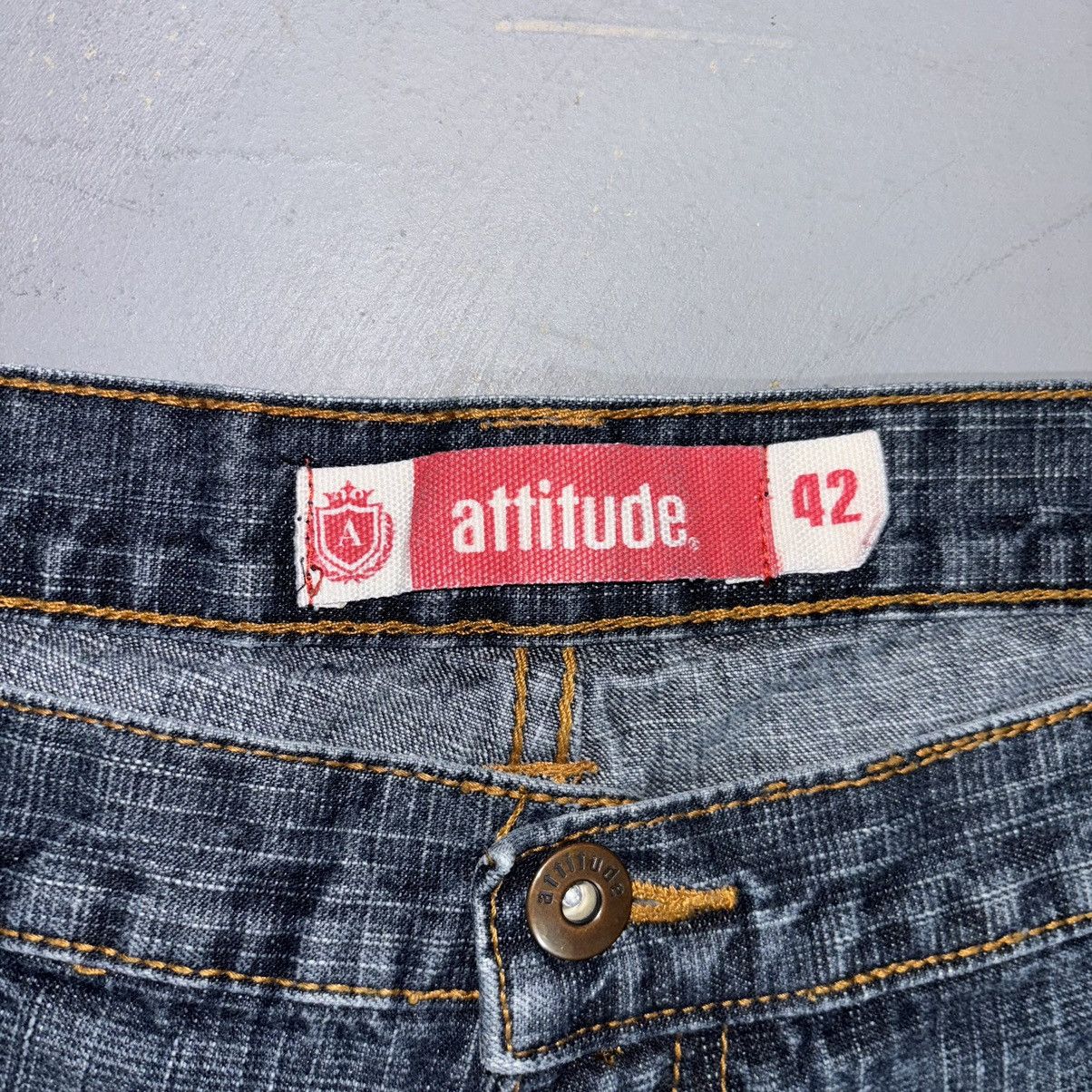 Ecko Unltd. × Southpole Y2K Baggy Shorts Jorts Denim Faded Southpole Ecko 40 Size US 40 / EU 56 - 3 Thumbnail