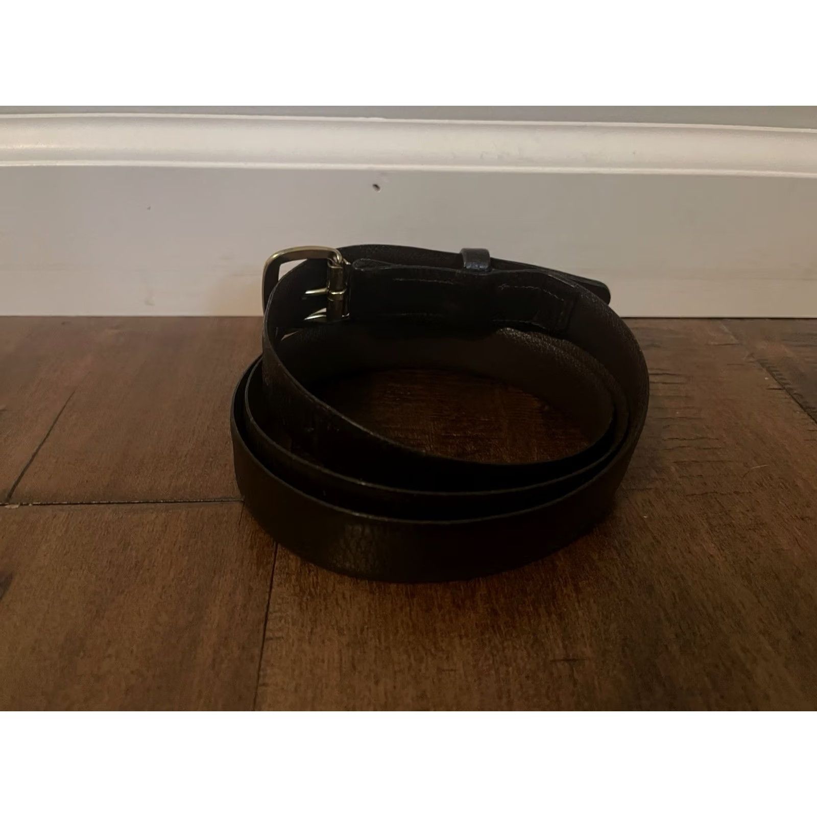 Vintage VINTAGE Hickok Dress Belt Size 40 Dark Brown Split Cowhide Leather Men's 1" Size 40 - 4 Thumbnail