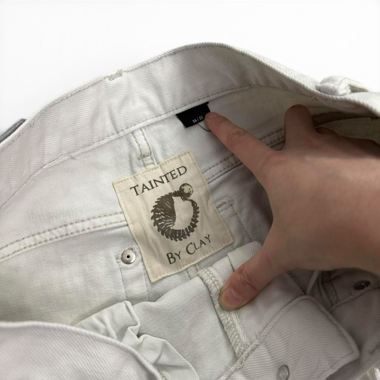 Other Shredded White Denim Tainted By Clay Size US 28 / EU 44 - 5 Thumbnail