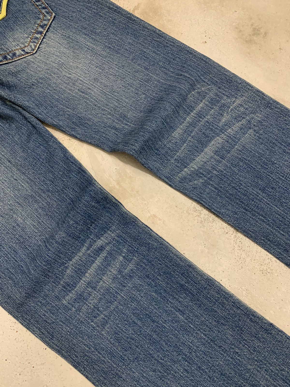 Blue Blue Japan × Japanese Brand Blue Moon Blue Japan Heavy Stiching Buckle Back Surf Style Size US 29 - 11 Thumbnail