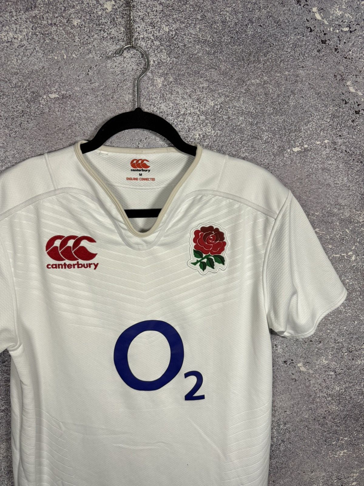 Canterbury of New Zealand × Vintage Vintage England Rugby Canterbury Jersey M size Size US M / EU 48-50 / 2 - 3 Thumbnail