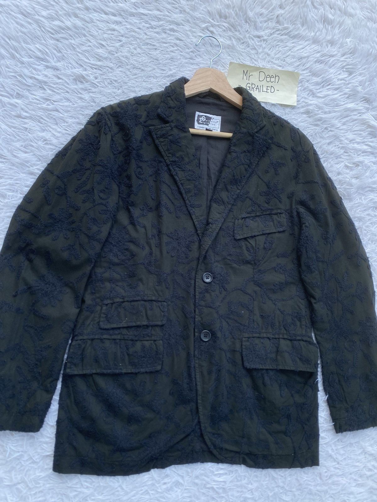 Engineered Garments Engineered Garments Chain Stitch Florals Embroidery Jacket Size XS / US 0-2 / IT 36-38 - 6 Thumbnail