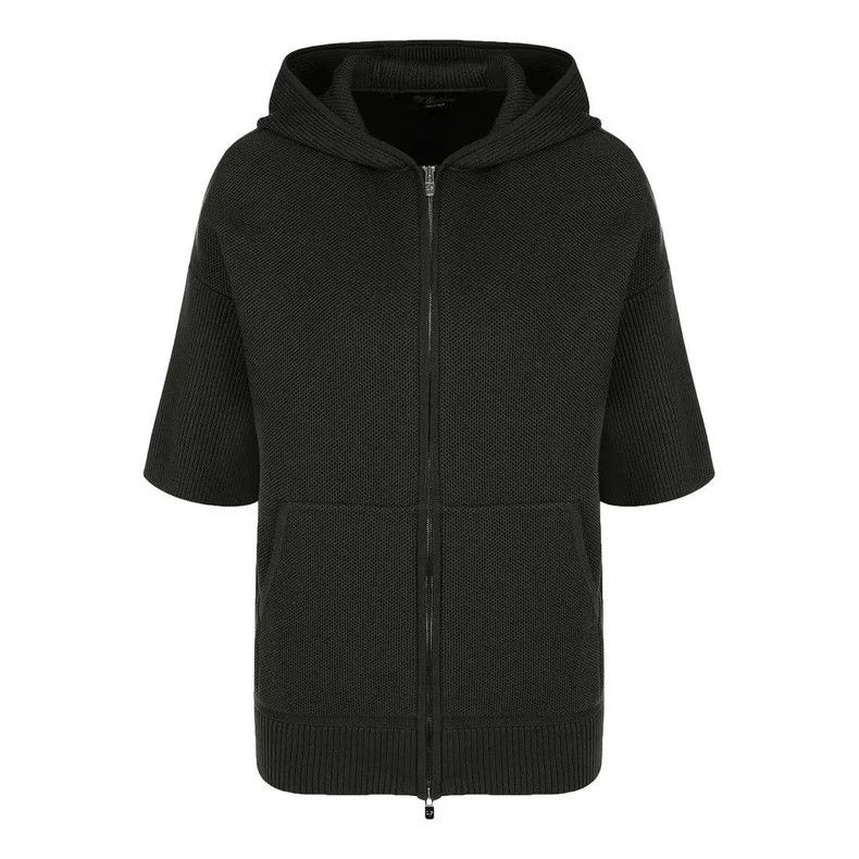Loro Piana LoroPiana Women's Black Knit Sweater Size L / US 10 / IT 46 - 1 Thumbnail