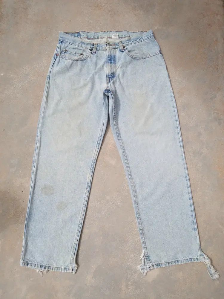 Levi's Vintage Levi's Jeans 550 Distressed Denim 31x28 Size US 31 - 1 Thumbnail