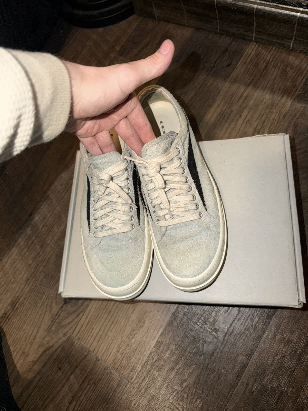 Rick Owens Drkshdw Rick Owens DRKSHDW Vintage low-top sneakers Size US 10 / EU 43 - 4 Thumbnail