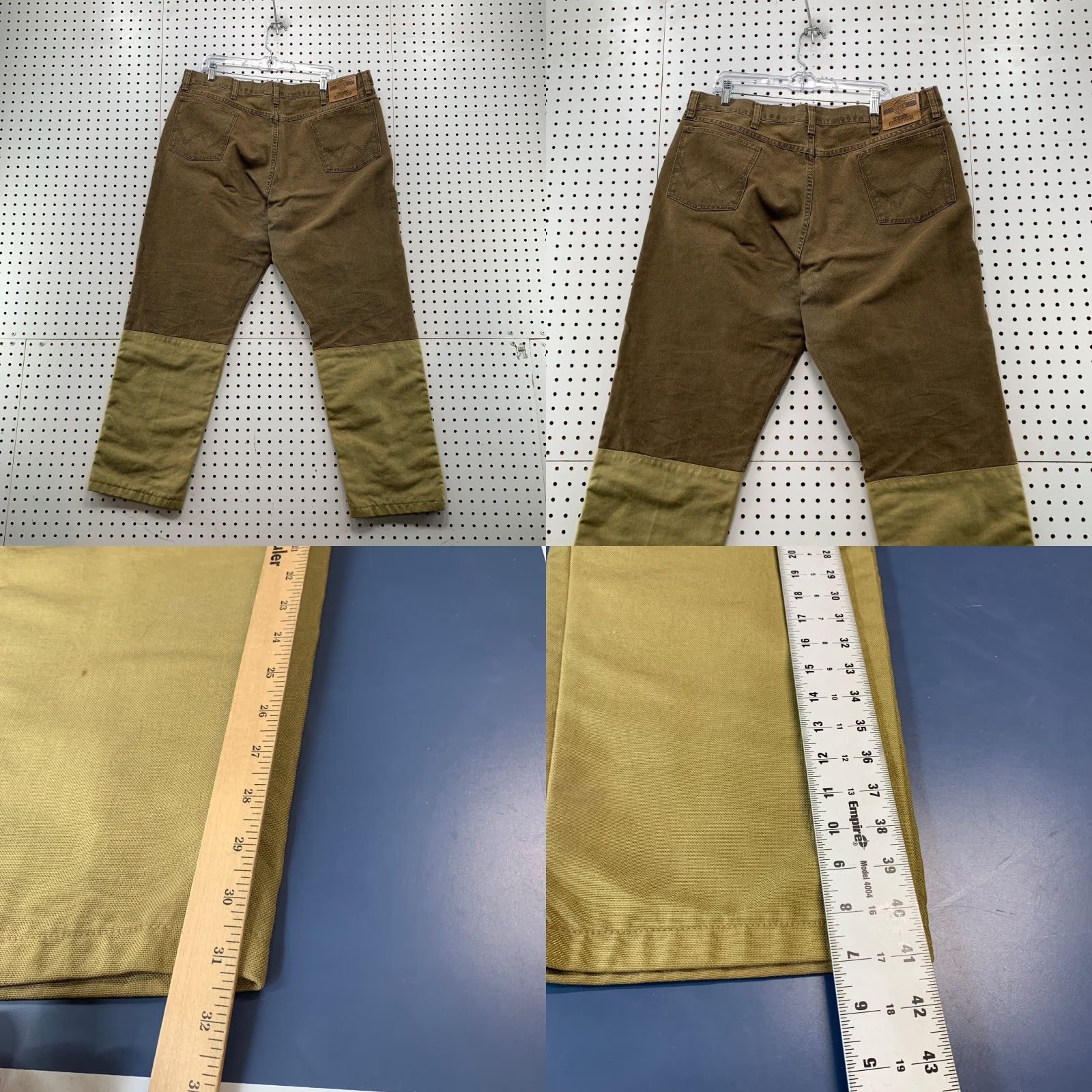 Wrangler VIntage Wrangler Rugged Double Knees Brush Pants Mens 40x31 Tag 42x30 Hunting Size US 40 / EU 56 - 8 Thumbnail