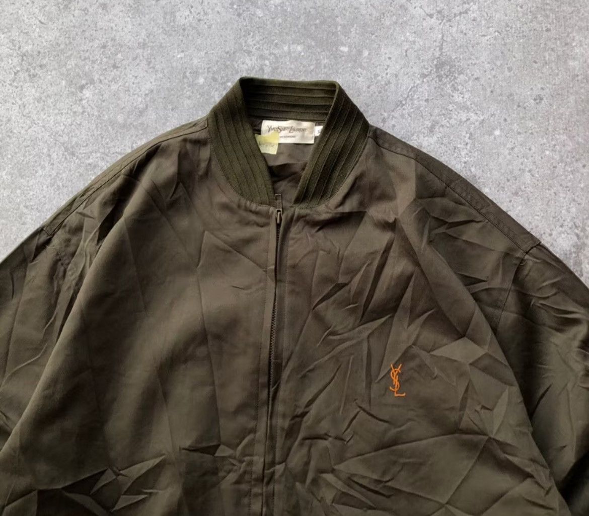 Yves Saint Laurent Bomber Jacket Yves Saint Lauren Size US XL / EU 56 / 4 - 2 Thumbnail