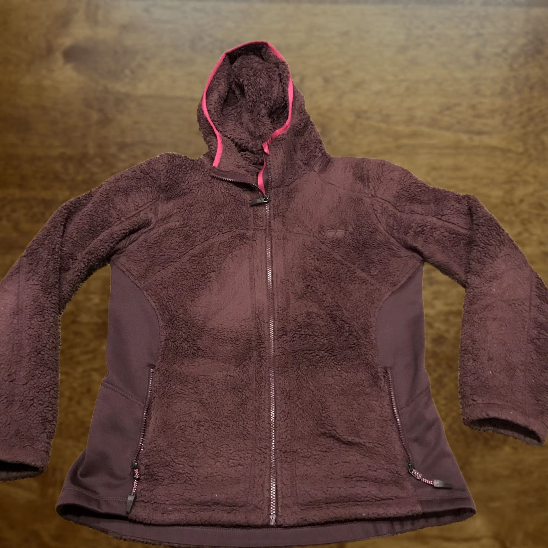 Vintage Koppen Womens L Purple Full Zip Polyester Fleece Jacket B11 Size L / US 10 / IT 46 - 1 Thumbnail