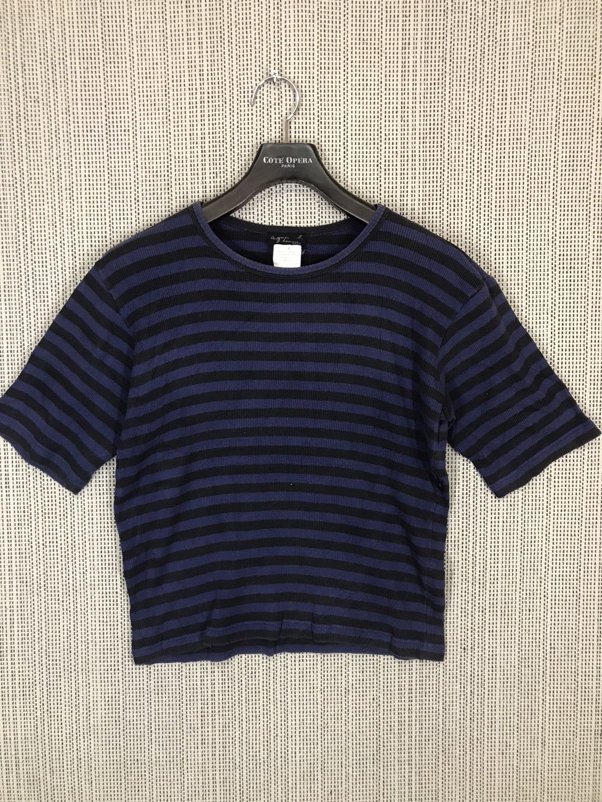 Vintage × agnes b. ‼️VTG AGNES B STIRIPED TSHIRT MADE IN FRANCE‼️ Size M / US 6-8 / IT 42-44 - 1 Thumbnail