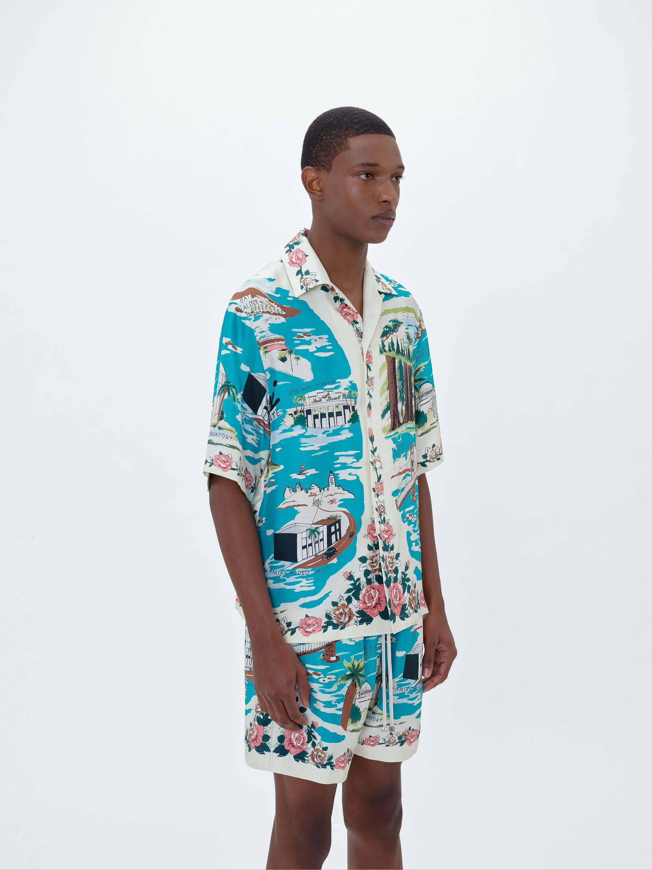 Amiri o1s1wg110825 California Bowling Shirt in Multicolor Size US S / EU 44-46 / 1 - 3 Thumbnail