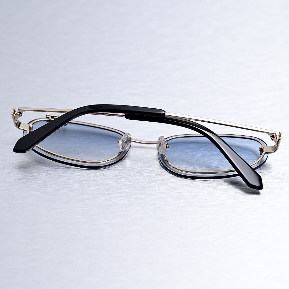 Off-White OFF WHITE MIAMI GOLD GRADIENT BLUE SUNGLASSES Size ONE SIZE - 12 Thumbnail
