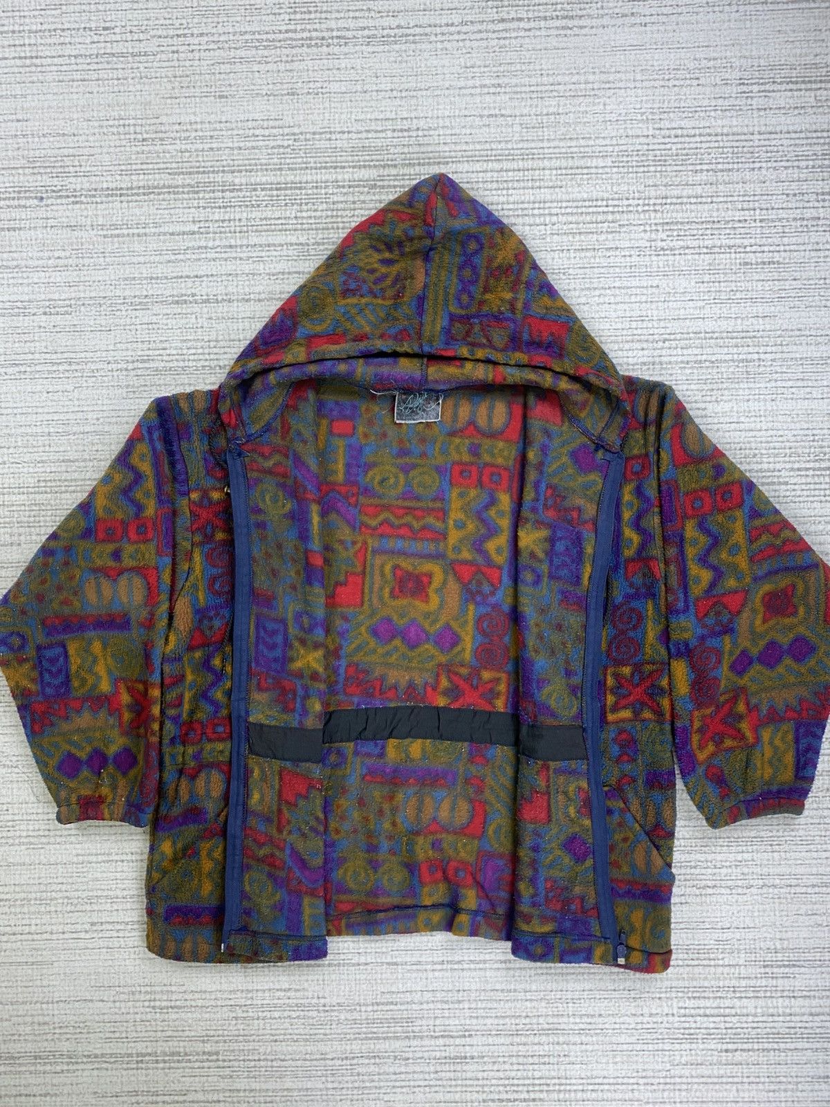 Vintage × Whistles Vtg 90s Whistler Blackcomb Full Navajo Printed Fleece Size US L / EU 52-54 / 3 - 5 Thumbnail