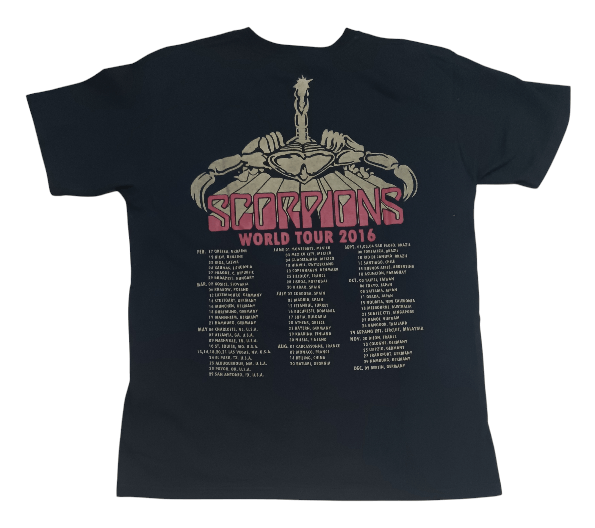 Band Tees × Mostly Heard Rarely Seen SCORPIONS WORLD TOUR 2016 LIMITED EDITION SHIRT Size US M / EU 48-50 / 2 - 4 Thumbnail