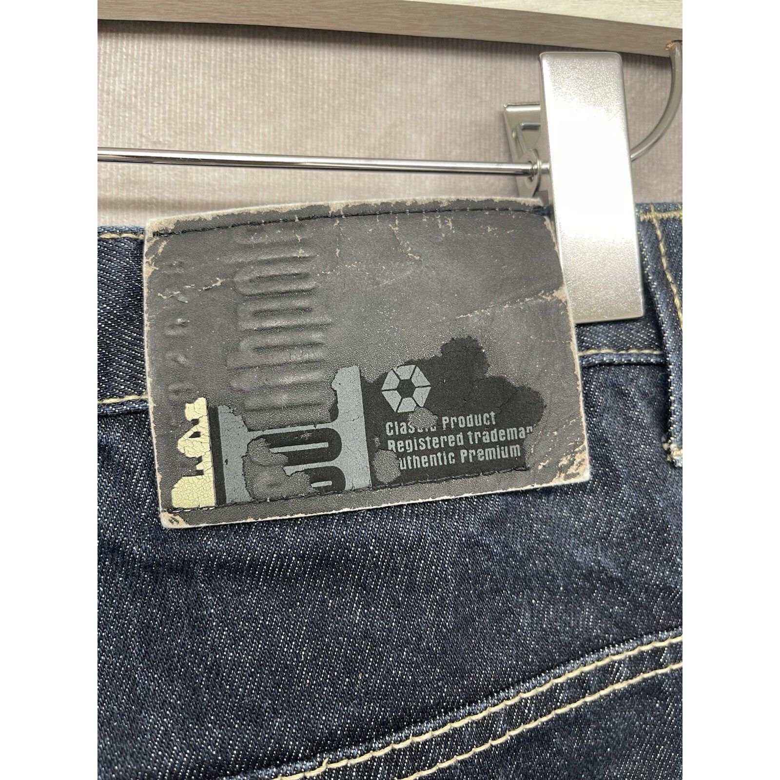 Southpole Southpole Mens Baggy Denim Jean Shorts Jorts Dark Blue Y2K S Size US 36 / EU 52 - 3 Thumbnail
