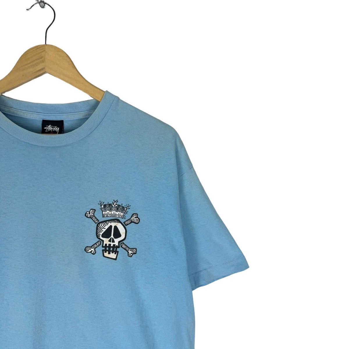 Stussy ❄️STUSSY CROSS SKULLS BONES TSHIRT Size US L / EU 52-54 / 3 - 3 Thumbnail