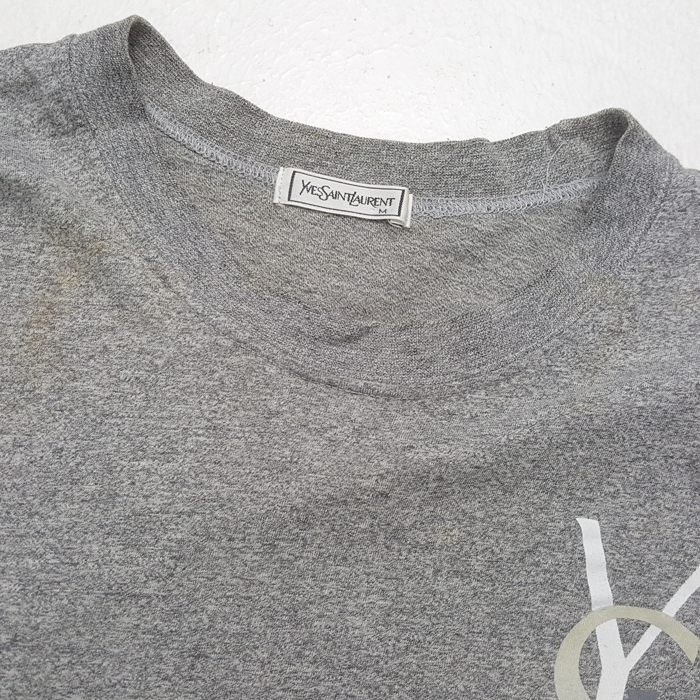 Vintage × Yves Saint Laurent Vintage YVES SAINT LAURENT Italian Fashion Brand T-Shirts Size US M / EU 48-50 / 2 - 8 Thumbnail